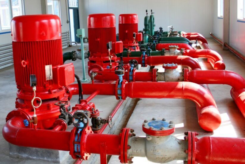 Layout requirements for suction pipe of fire pump